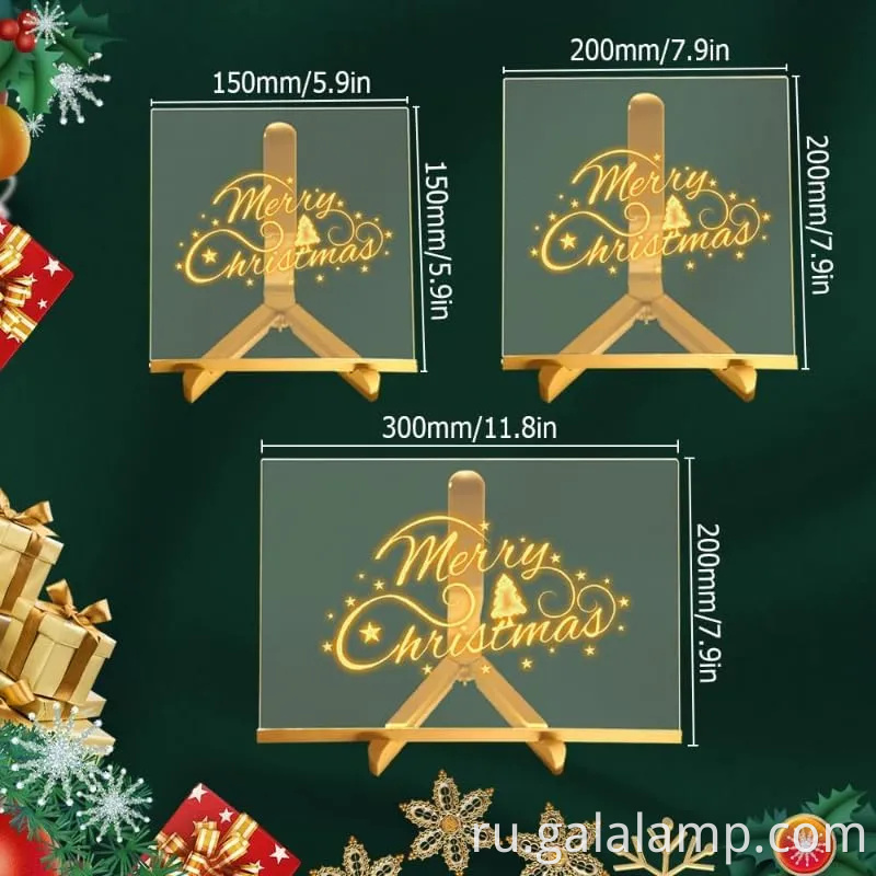 Творческий светодиодный лампочка для доски объявлений домашнего декора